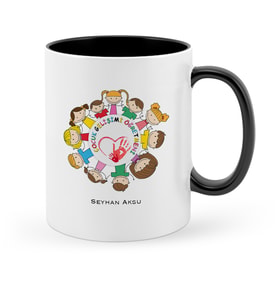 BK Gift Kişiye Özel Çocuk Gelişimi Öğretmeni Siyah Kupa Bardak  1