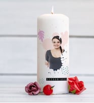 BK Gift Kişiye Özel İsimli Fotoğraflı Mum - 4
