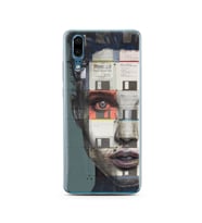 Machine Tasarımlı Süper Şeffaf Silikon Telefon Kılıfı Huawei P20   