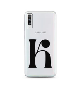Samsung A70 Harf Tasarımlı Telefon Kılıfı K-Harfi 