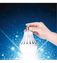 Pazarız Şarjlı Led Ampul 9 Watt Beyaz Işık Acil Durum Aydınlatma