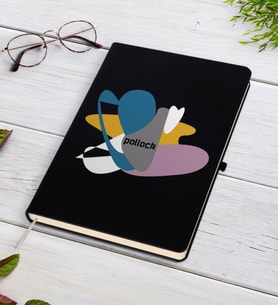 Pollock Tasarımlı Siyah Defter