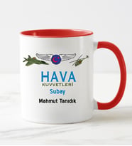 Hava Kuvvetleri Subay Kupa Bardağı Kırmızı