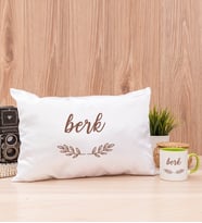 Erkeklere Hediye Dikdörtgen Yastık ve Yeşil Kupa Bardak
