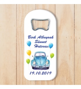 Mavi Vosvos Sünnet Temalı Uzun (dik ) Açacak Magnet