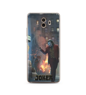 Joker Tasarımlı Süper Şeffaf Silikon Telefon Kılıfı Huawei Mate 10 Pro