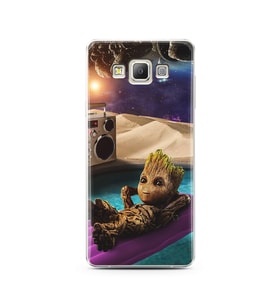 Baby Groot Tasarım Süper Şeffaf Silikon Telefon Kılıfı Samsung A7 (2015)