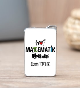 Matematik Öğretmeni İsme Özel Çakmak