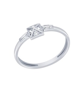 Diamond Line-Gülaylar Altın 14 Ayar Mineli Yüzük