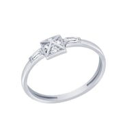 Diamond Line-Gülaylar Altın 14 Ayar Mineli Yüzük