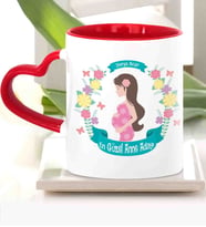 BK Gift Kişiye Özel Anneler Günü Temalı Kırmızı Kalpli  Kupa Bardak Kk7