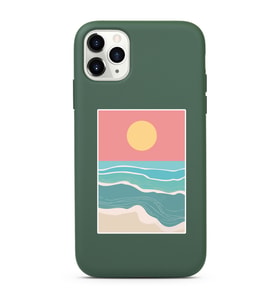 Koyu Yeşil Lansman Kılıf iPhone 11 Pro Max