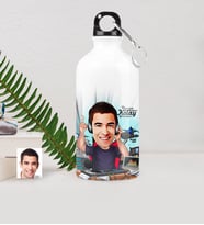 BK Gift Kişiye Özel Bay Radyocu Karikatürlü Metal Suluk 500 Ml 1