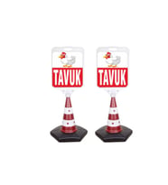 Tavuk Temalı Uyarı ve Yönlendirme Dubası 2 Adet