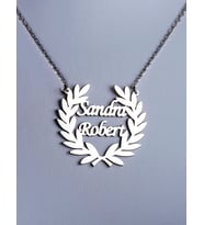 İsimli 925 K Gümüş Kolye