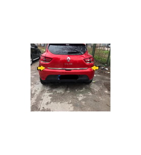 Renault Clio 4 HB Krom Bagaj Alt Çıtası 2012-2019 P.Çelik