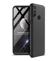 Realme C3 Kılıf Zore Ays Full Koruma Kılıf (Siyah)
