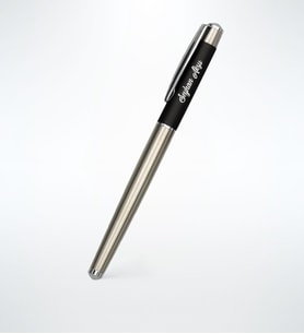 BK Gift Kişiye Özel Siyah Metal Roller Kalem Model 0033
