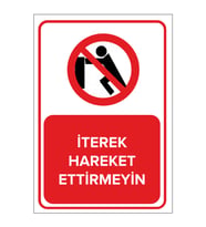 MIGNATIS - İterek Hareket Ettirmeyin Levhası - Sac Malzeme 25x35cm