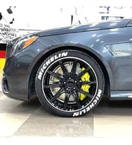 LASTİK YAZISI 4 adet  MICHELIN 1.SINIF KALİTE SOLMAZ STIKER