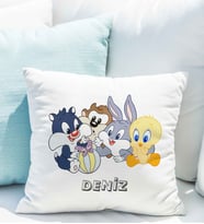 Looney Tunes Çizgi Film Yastığı Kişiye Özel
