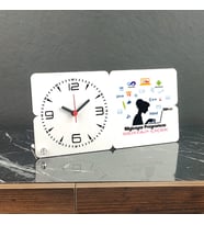 Bilgisayar Programcısı Ahşap Masa Saati