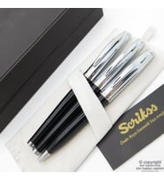 Scrikss 39 3'lü Set Siyah  Dolma Kalem + Roller Kalem + Tükenmez Kalem Set  Scrikss Oscar  İsme Özel Kalem  Hediyelik Kalem