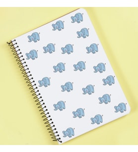 Fil A5 Spiral Telli 96 Yaprak Çizgisiz Defter PYTKDT010 (Karışık)