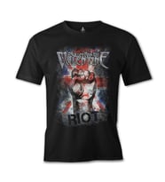 Bullet for my Valentine - Riot Siyah Erkek Tshirt
