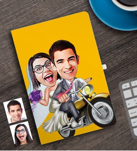 BK Gift Kişiye Özel Evleniyoruz Karikatürlü Defter-8