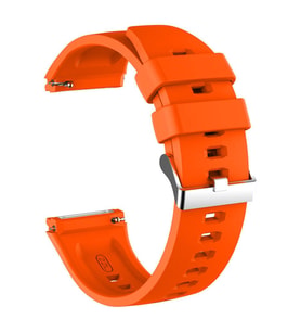 Microsonic Samsung Galaxy Watch 3 45mm Kordon, Silicone RapidBands Turuncu