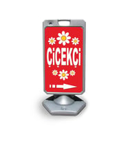 Çiçekçi Reklam ve Yönlendirme Uyari Dubasi A Tabela
