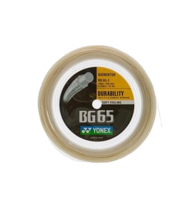 Yonex BG 65-2 Badminton Kordajı 0.70mm 200M Amber Beyazı Renk