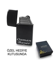 Erkekler İçin Kişiye Özel Metal Çakmak 72758- Çiçeksepeti