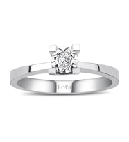 Lova 0,50 Karat Efektli Pırlanta Tektaş Yüzük - 1070088