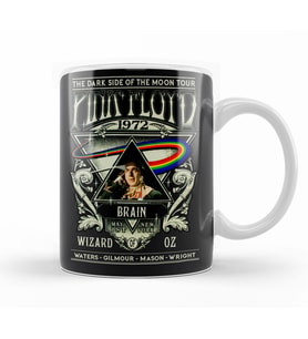 The Dark Side of Oz  Brain Kupa Bardak Porselen