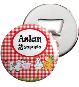 Çiftlik Konsepti Açacaklı Magnet Kişiye Özel