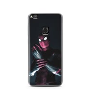 Örümcek Adam Tasarım Süper Şeffaf Silikon Telefon Kılıfı Huawei P9 Lite 2017 