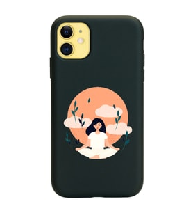 Siyah Lansman Telefon Kılıfı Iphone 11