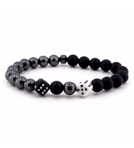 ZAR HEMATİT - MAT ONİKS DOĞAL TAŞ BİLEKLİK B621