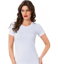 Akbeniz Bayan Kısa Kol Body 232