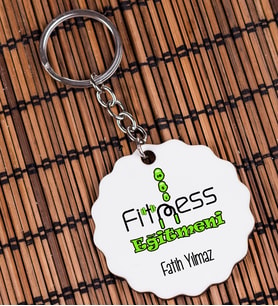 Fitness Eğitmeni Anahtarlık