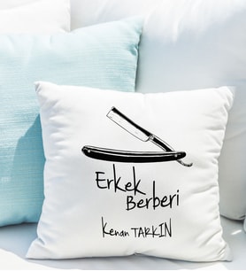 Kişiye Özel Berber Kuaför Yastığı
