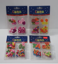 Luna Craft İtems Değişik Renk Ve Modellerde Boncuklar 4 Paket