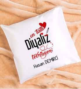 Mesajlı Diyaliz Teknisyeni Hediye Yastık