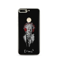 Einstein Tasarım Süper Şeffaf Silikon Telefon Kılıfı Huawei Honor 7C- y7 2018 