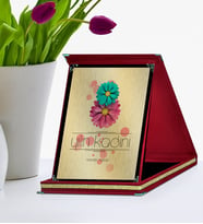 BK Gift Kişiye Özel Yılın Kadını Kırmızı Plaket  3