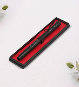 BK Gift Kişiye Özel Atatürk İmzalı Siyah Metal Roller Kalem