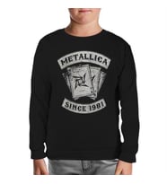 Metallica - Since 1981 Siyah Çocuk Sweatshirt