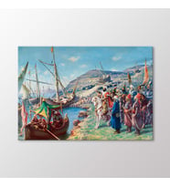 Arty Tablo Fatih'in Kadırgaları Tablo (Karışık)
